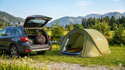 Am Campingplatz angekommen, droht erst einmal der stressige Aufbau des Zeltes. Stangen sortieren, die richtige Reihenfolge beachten und im schlimmsten Fall fängt es auch noch an zu regnen. Genau hier kommt das Camping mit Wurfzelt ins Spiel